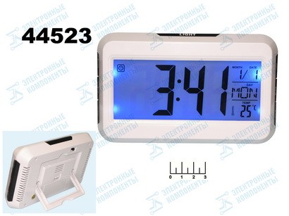 Часы цифровые + термометр DS-2616