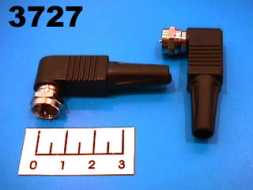 Разъем F штекер угол