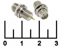 Разъем SMA гнездо в панель под гайку 813 (SMA-BJ)