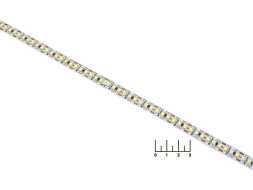 Светодиодная лента 12V белая 1.6см (14.4W/180LED/1м) 10мм 2835 6500K
