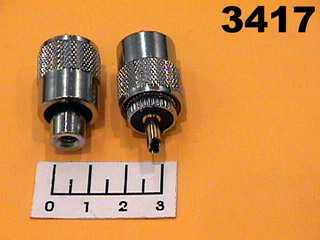 Разъем UHF штекер вкручиваемый (PL-259) RG-58 (506A) (Twist-On) (UHF-U58P)