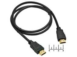 Шнур HDMI-HDMI 1м gold пластик Proconnect v1.4 4K (17-6202-6)