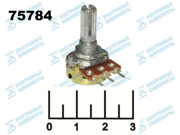 Резистор переменный 10 кОм 16K1 KC (+45)(WH148)