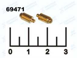Контакт пружинный на плату 4мм/2мм