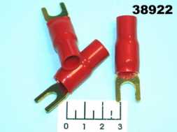 Клемма U-образная 25/5 gold красная 7-117