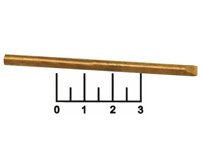 Жало 4мм 7см медное