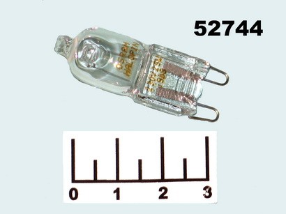Лампа КГМ 220V 25W G9 прозрачная для эл.плит 300C Osram (66725) (260lm)