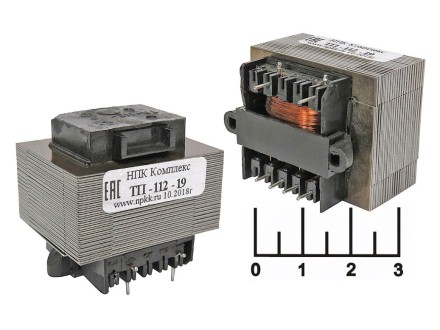 Трансформатор 2*9V 0.40A ТП112-19 (аналог)