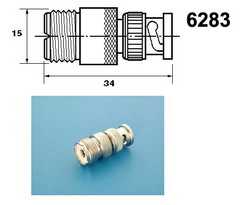Переходник BNC штекер/UHF гнездо (PL-259) (160)