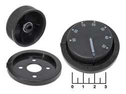 Ручка регулировки терморегулятора (0...+90c) на вал 6мм