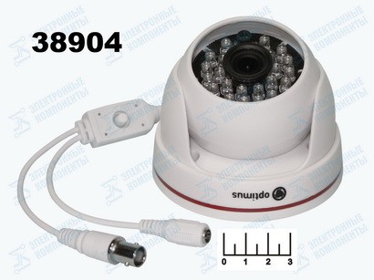 Видеокамера AHD-M021.0 2.8мм цветная купольная + ИК-подсветка