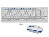 Комплект клавиатура+мышь USB беспроводной Defender Skyline-895 (белый)