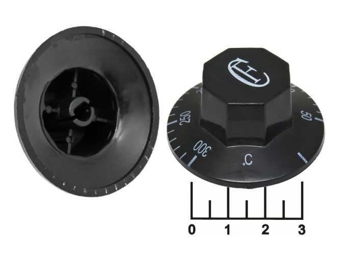 Ручка регулировки терморегулятора (+50...+300C)