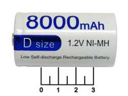Аккумулятор D 1.2V 8A Ni-MH PALO