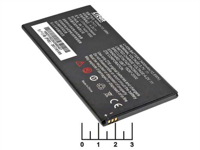 Аккумулятор ZTE V9/V9E/T9/V9C/V9/V9A (ДМФ-1697)