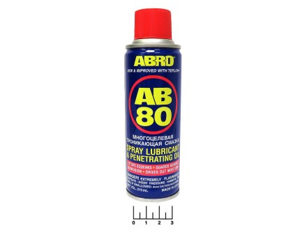 Аэрозоль ABRO AB-80 многоцелевая проникающая смазка 210мл