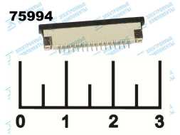 Разъем 16pin гнездо для шлейфа шаг 1мм