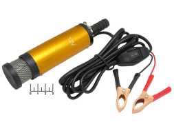 Насос для перекачивания жидкости 12V 20л/мин с фильтром