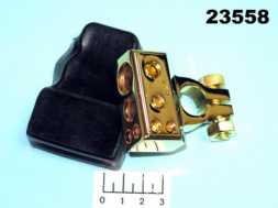 Клемма аккумуляторная минусовая 7-132 gold большая