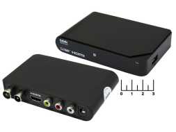 Ресивер цифровой телевизионный DVB-T2 BBK SMP027HDT2 + медиаплеер (шнур 3RCA-3RCA)