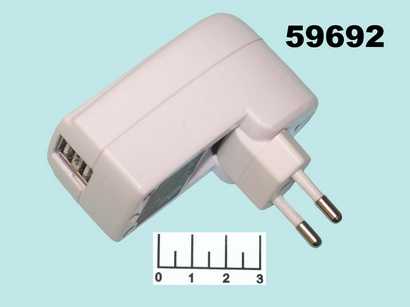 Сетевое зарядное устройство 2USB 5.4V 2A Beston