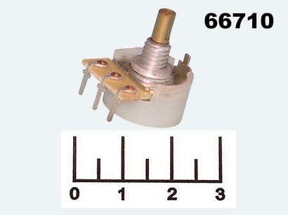 Резистор переменный 47 кОм 18KF (+38)