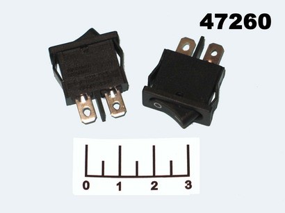Выключатель 250/6 SMRS-1C черный 2 контакта