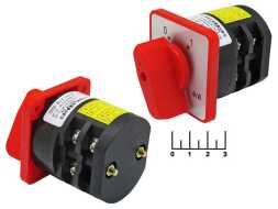 Выключатель пакетный HZ5D-20/4 20A 500V L02(B)