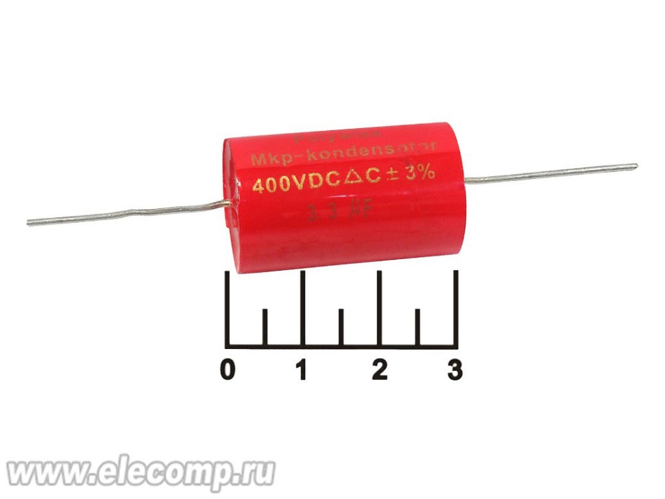 КОНДЕНСАТОР CAP AUDIOPHILER MKP-CYCAP 3.3мкФ 400В 3.3/400V