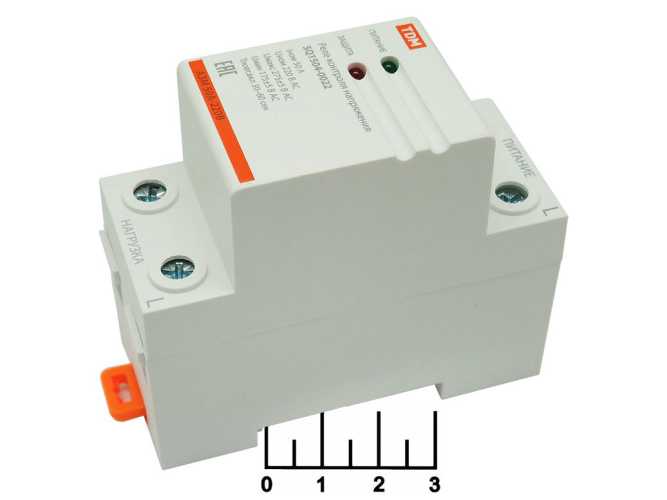 Реле контроля напряжения АЗМ-50A однофазное TDM