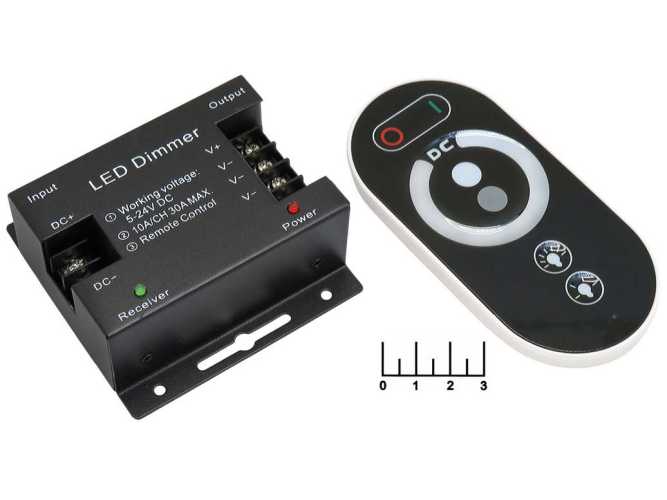 Диммер 5-24V 30A для регулирования яркости LED + ПДУ