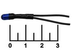 Лампа для гирлянды 5V 60mA 4мм (синяя)