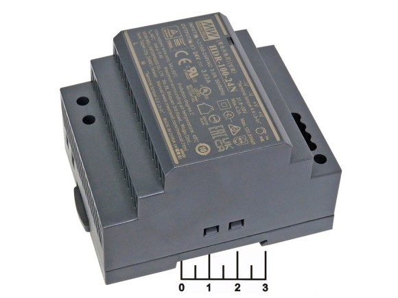 Блок питания 24V 4.2A HDR-100-24N на DIN-рейку