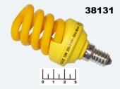 Лампа энергосберегающая 12W E14 желтая витая Ecola (43*95) Z4CY12ECB