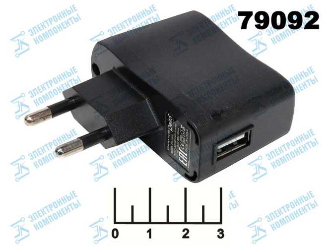 Сетевое зарядное устройство USB 5V 0.5A Delta ETL-5500