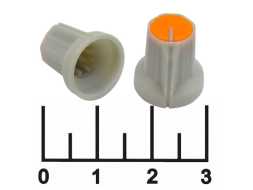 Ручка на вал 5.5мм серо-оранжевая RR4836