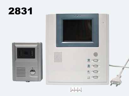 Видеодомофон T-608C/03c цветной с панелью