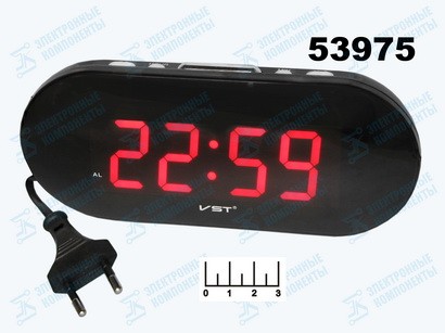 Часы цифровые VST-717-1 красные