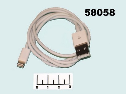 Шнур USB-iPhone Lightning 1м (CC-USB-AP2-MBP/CC-USB-AP2-MBP) (черный)