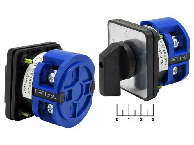 Выключатель пакетный LW37D-63/1 63A 660V