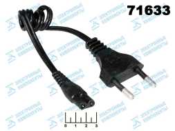 Шнур для зарядки фонаря/электрошокера витой 0.3м