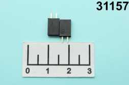 Разъем PBS-02 (1*02) гнездо шаг 2.54мм черный