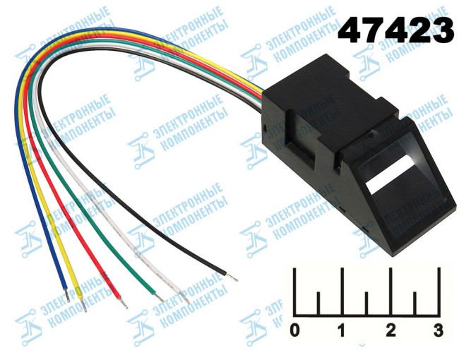 Радиоконструктор Arduino оптический сканер отпечатка пальцев FPM10A (DY-50)