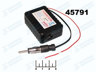 Антенный усилитель УКВ FM 20дБ автомобильный Ratex-R91