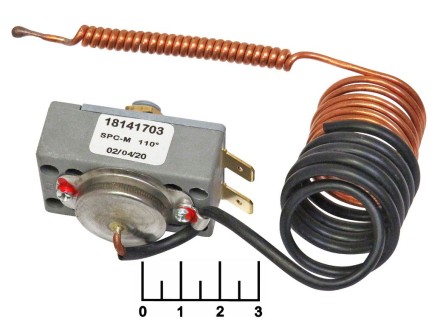 Термостат капиллярный защитный (+110C) 18141703 SPC-M