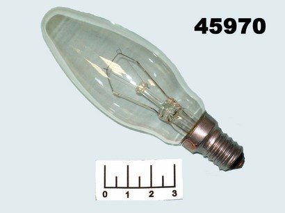 Лампа свеча прозрачная 60W E14 Philips