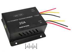 Преобразователь 24/12V 20A A4821