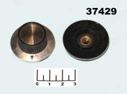 Ручка на вал 6мм черная KN-139B (винтовой зажим)