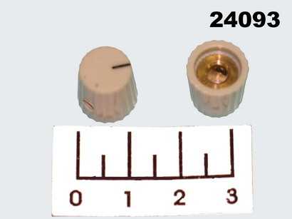 Ручка на вал 4мм серая KAZ12-12-FJ (винтовой зажим)
