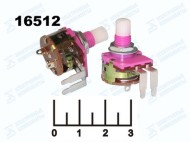 Резистор переменный 500 кОм B KQ6*15 с выкл KC (+47)(7258A)